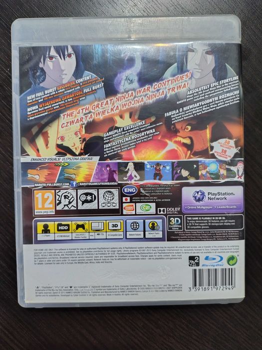 Naruto Shippuden: Ultimate Ninja Storm 3 Full Burst PlayStation 3 PS3