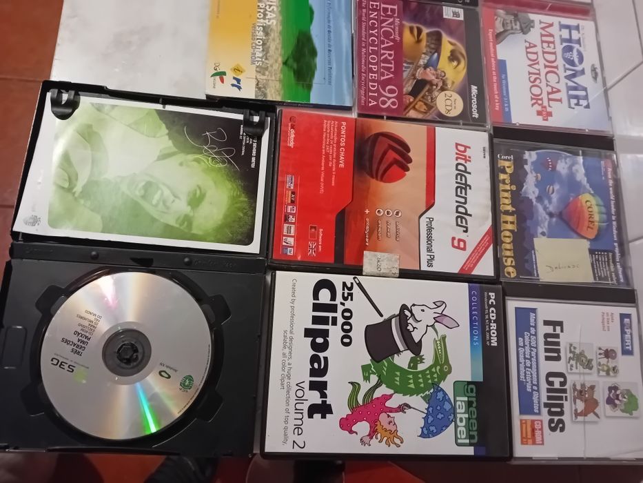 Conjunto de 20 Cds Rom/Pc Diversos