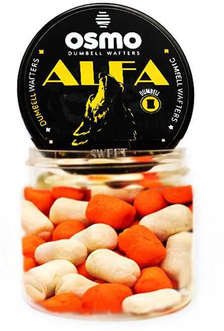 Zestaw 3w1 OSMO Alfa SWEET Zanęta 800g+Dumbells 10mm+Wafters Larwa 8mm