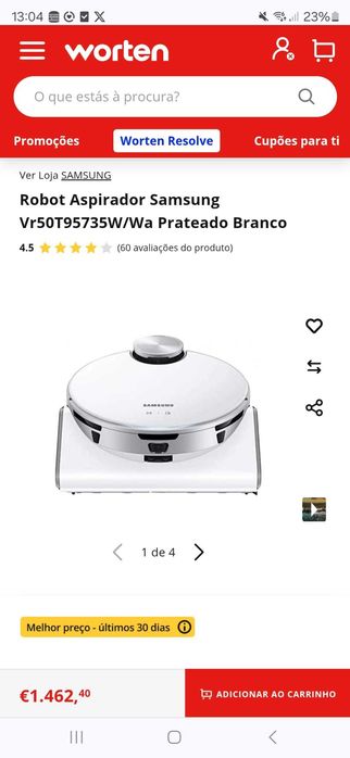 Robot Aspirador Samsung com IA