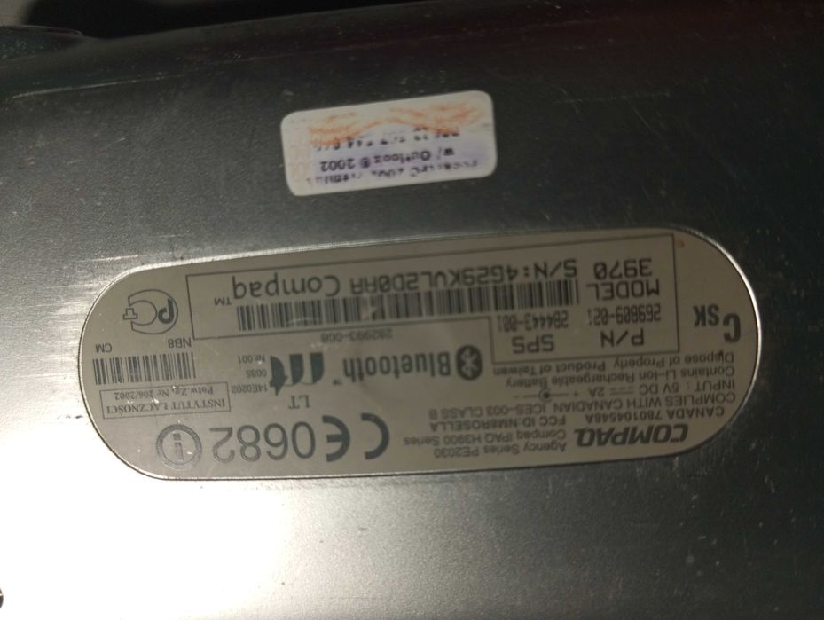 Compaq pocket PC