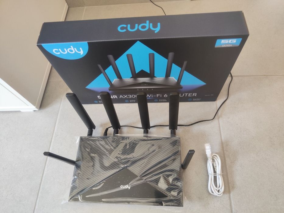 Router 5G Cudy P5 wifi 6 (AX3000) como novo