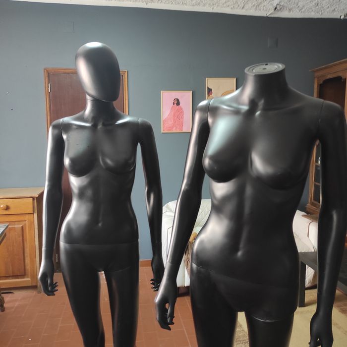 Manequins homem e mulher