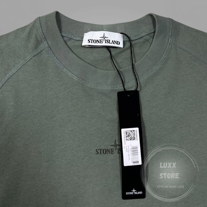 Футболка Stone Island Reflective Logo 1:1 (stoneisland, стон стонайленд)