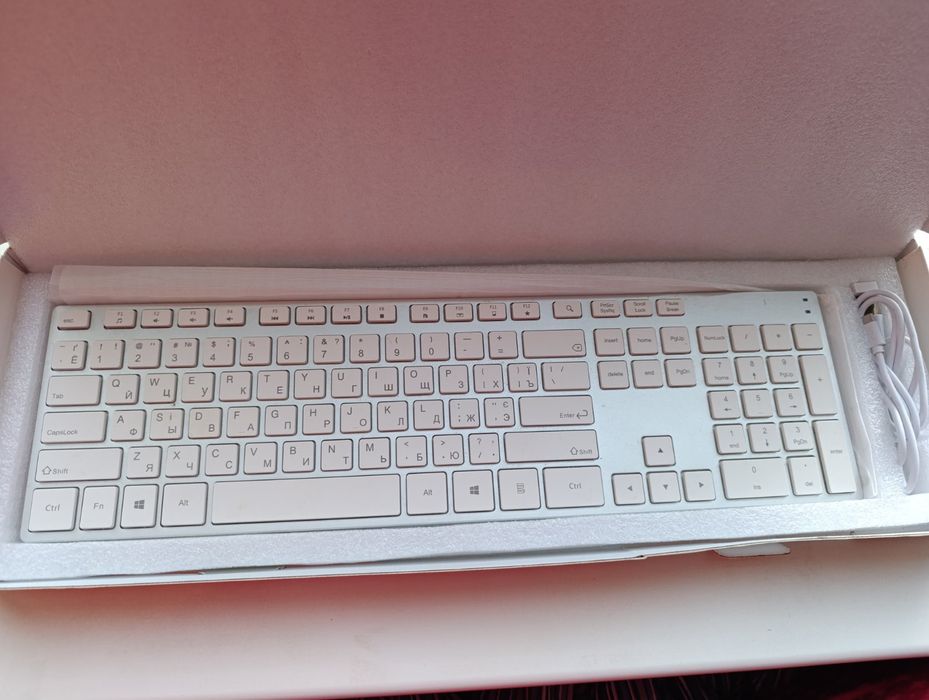 Бездротова алюмінієва клавіатура