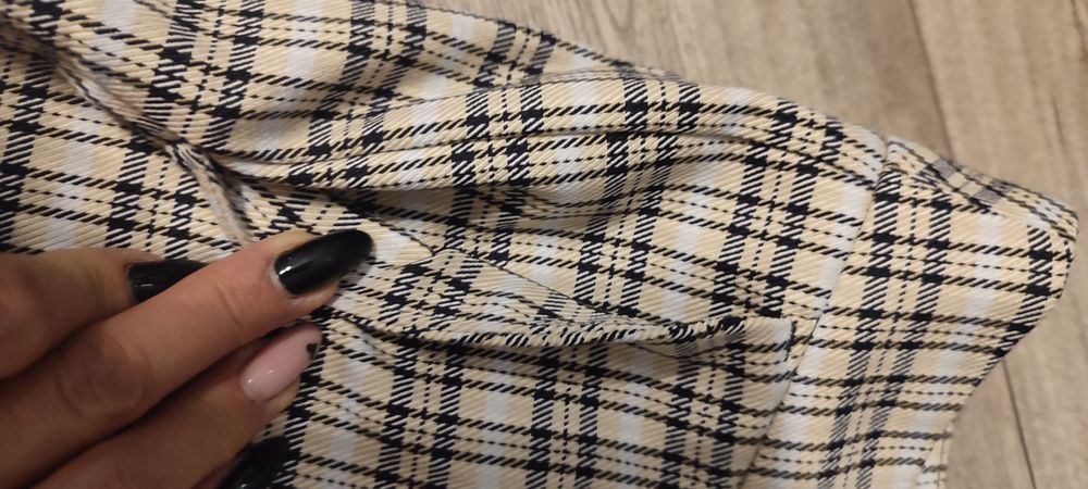 Spodnie damskie krata