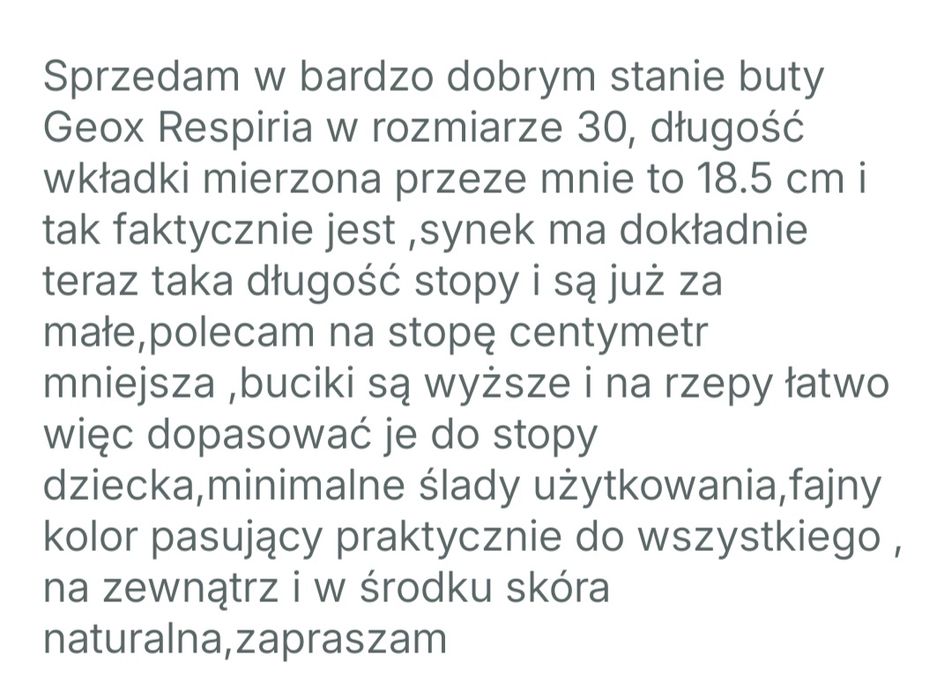 Trzewiki Geox Respiria r30