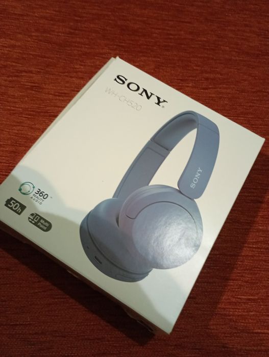 Słuchawki Bluetooth SONY WHCH520 niebieskie
