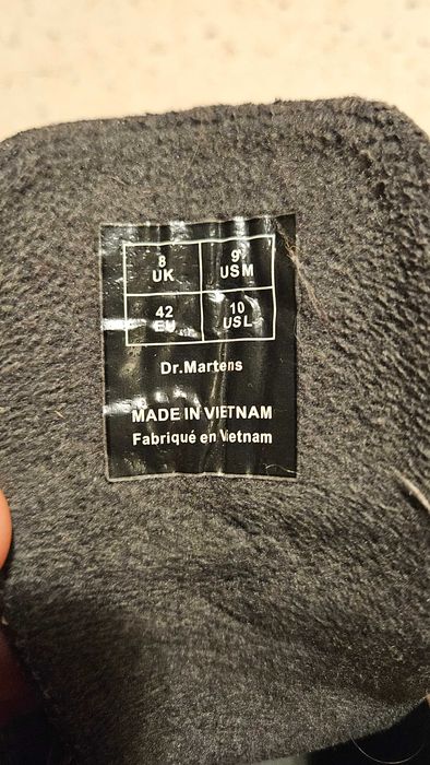 Dr. Martens Air Wair r. 42, ocieplane, glany, oryginalne