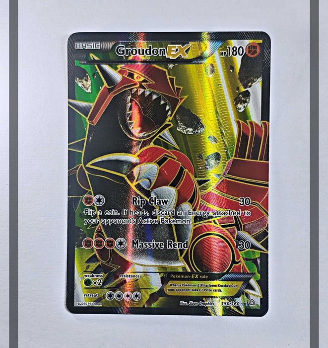 Groudon Ex 150/160 PRC Pokemon ENG-NM