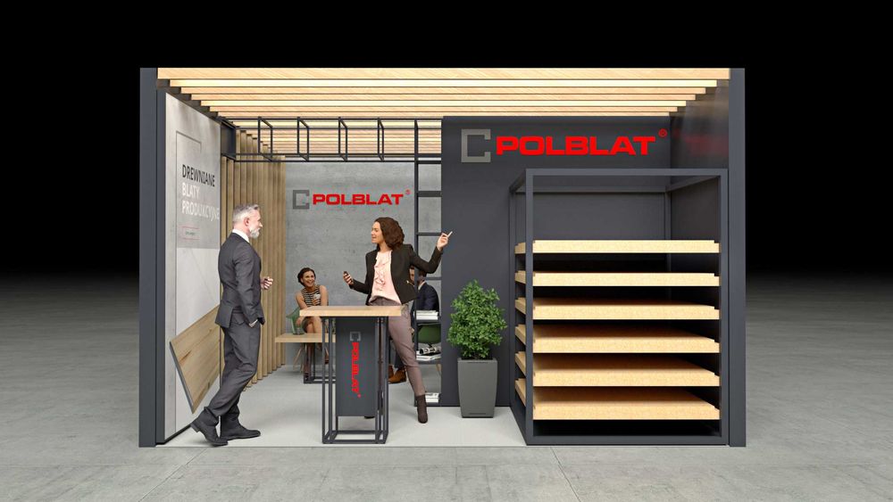 Modułowe Spersonalizowane Stoiska Targowe - Wielokrotnego Użytku