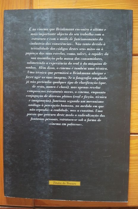 Rolf Dieter Brinkman - O Cinema em palavras