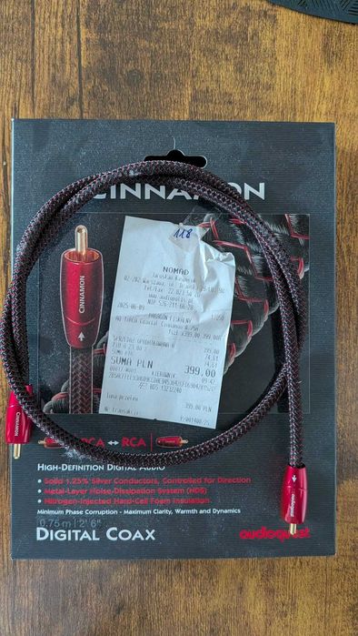 Kabel coaxial Audioquest Cinamon 0,75 m