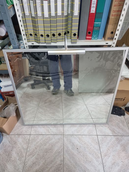Espelho com luz 90x80