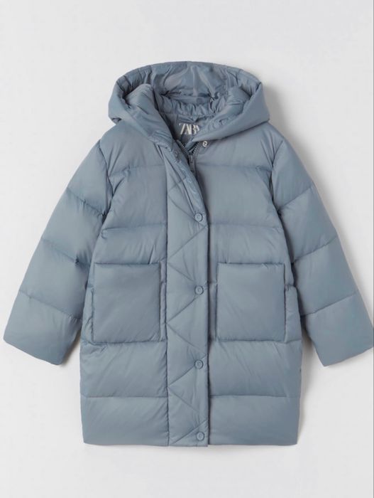 ‼️ куртка пуховик Zara 152 11 12  пальто пуфер тепла зимова
