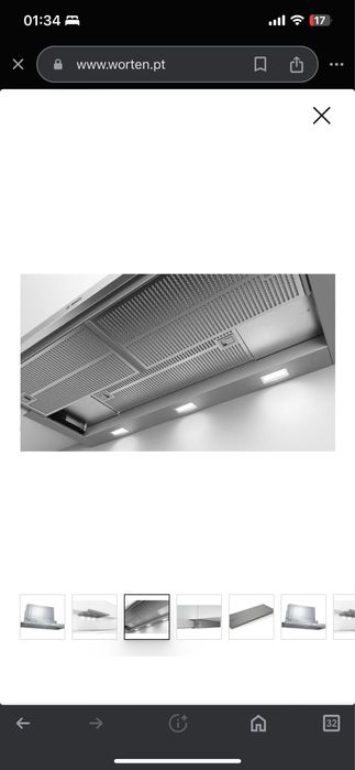 Exaustor BOSCH DFS097A51 (397 m3/h - 89.8 cm - Inox) ( NOVO)
