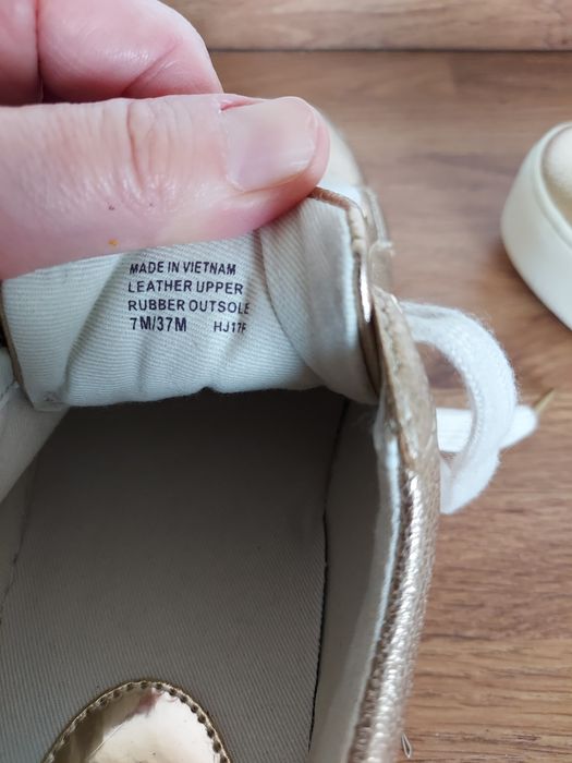 Michael Kors Poppy Gold Damskie Buty Skóra