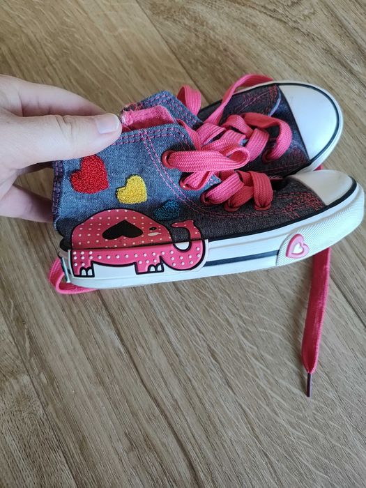 Trampki Nelli Blu dla dziewczynki, nowe, r. 27