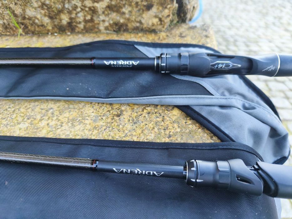 Vendo cana spinning e casting poison adrena