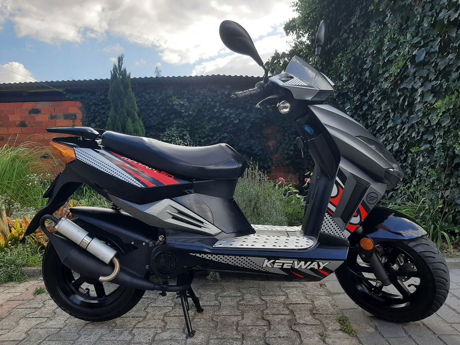 Zadbany skuter Keeway Matrix 50ccm 2t 2012r 11988km 2wł nowy cylinder TNT
