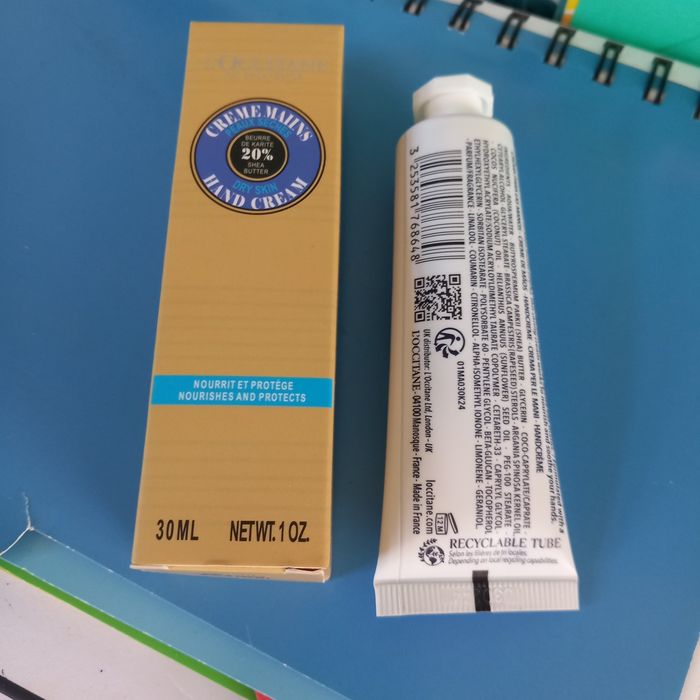 Nowy krem do rąk  L'occitane shea butter 30 ml