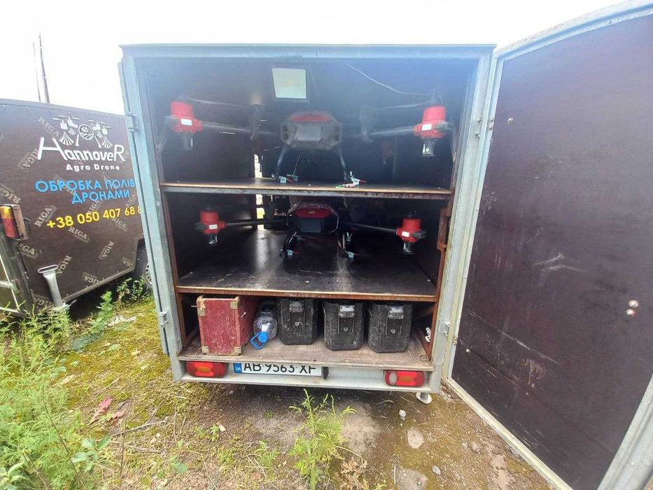 Причіп для дронів, генераторів, мотоциклів  (фургон) Кияшко Одісей