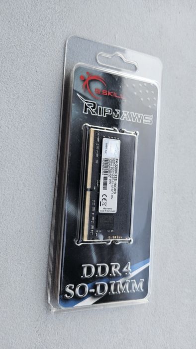 G.SKILL Ripjaws 16GB DDR4 3200MHz SO-DIMM – NOWA