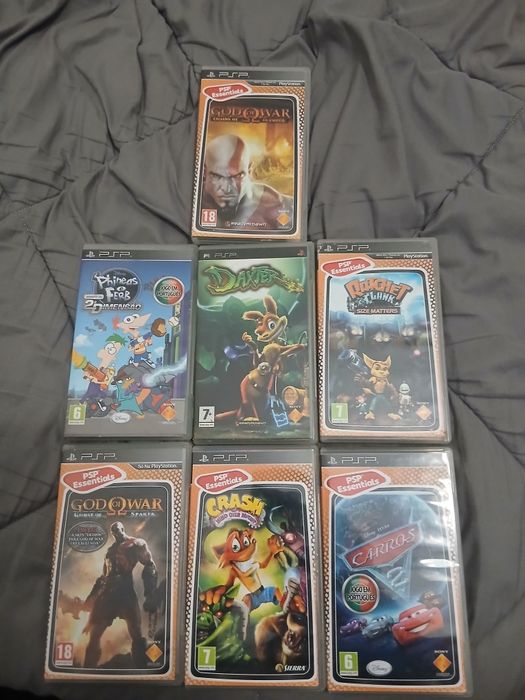 Conjunto de jogos para a PSP