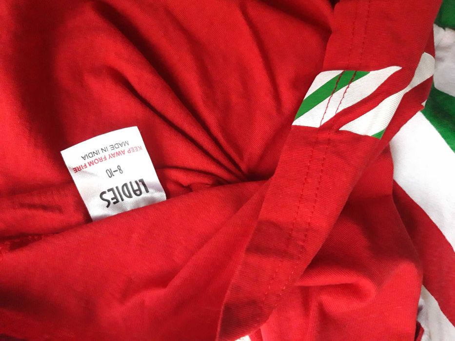 Піжама для мами та дитини Санта "Santa STOP Here" (р. 38-40, 6-9 міс)