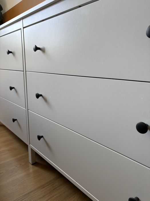 Komoda Koppang Ikea, 6 szuflad, biała