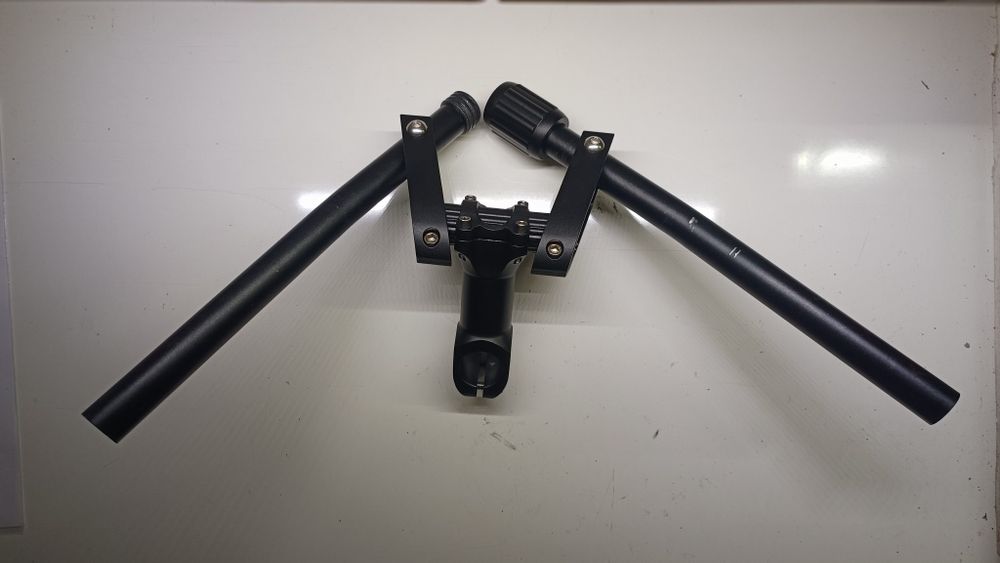 Volante rebatível e cubo Bicicleta