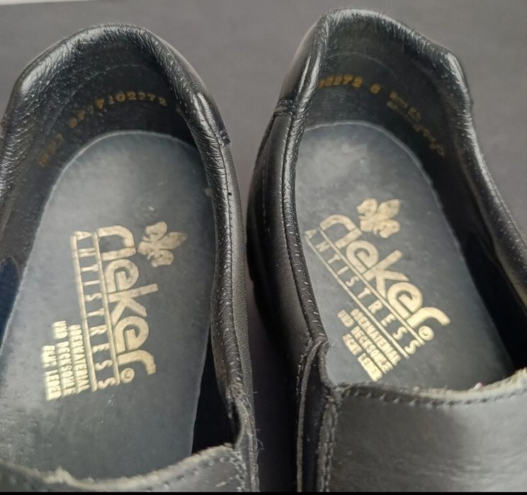 Rieker półbuty damskie wodoodporne r. 42 skóra naturalna