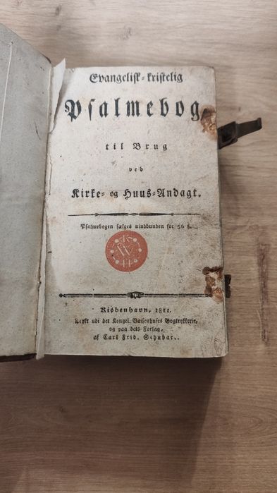 Duński śpiewnik psalmów 1811r