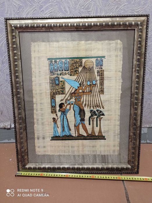 Картина на папирусе Египет.