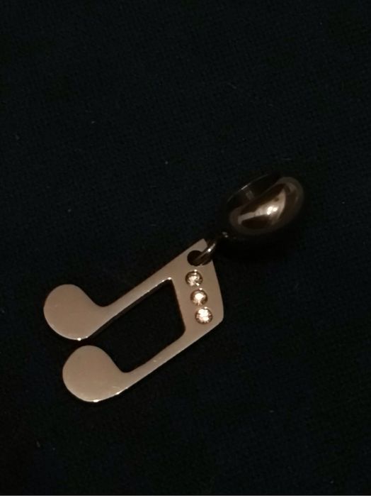 Zawieszka charms nutki, ósemki na bransoletkę