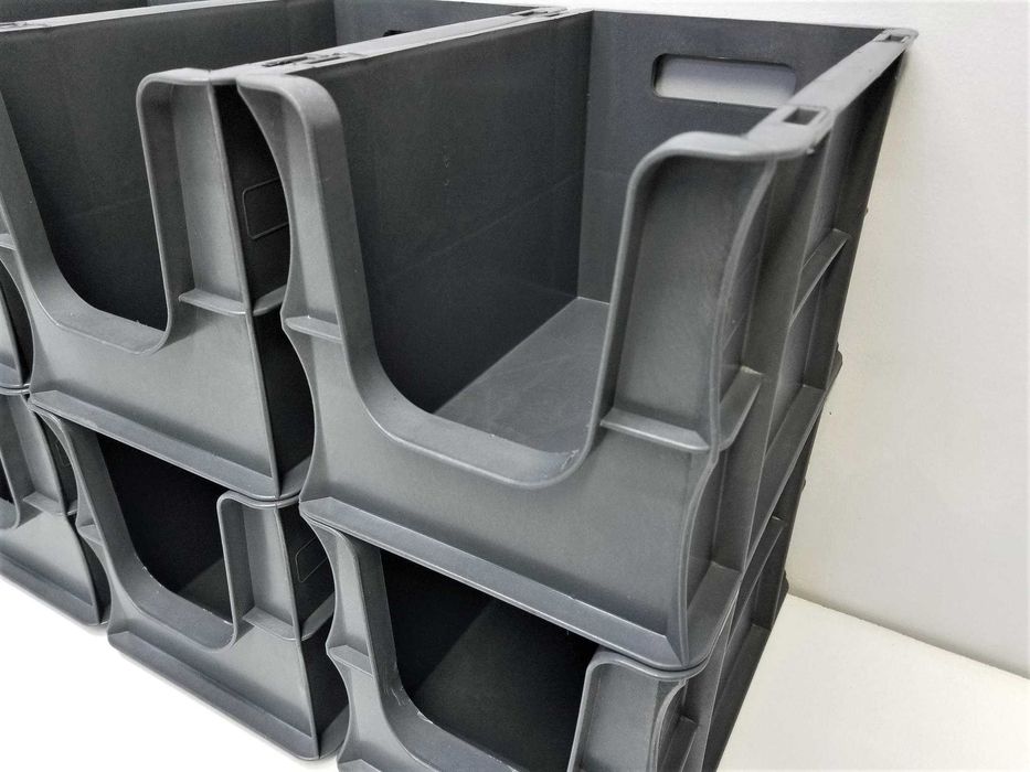 Pojemnik Kuweta Skrzynka Kosz Magazyn Warsztat Garaż Regał Plastikowy.