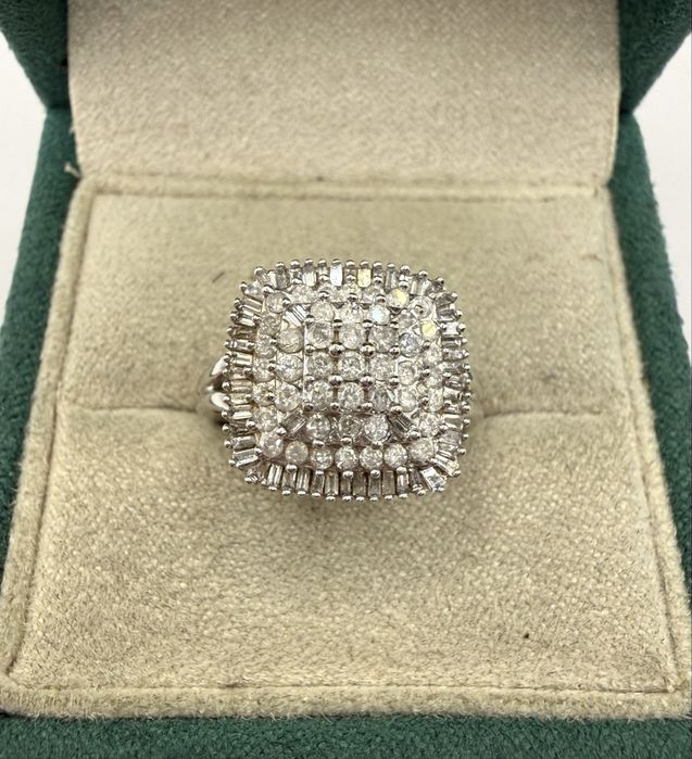 Złoty pierścionek z diamentami 1,00ct
