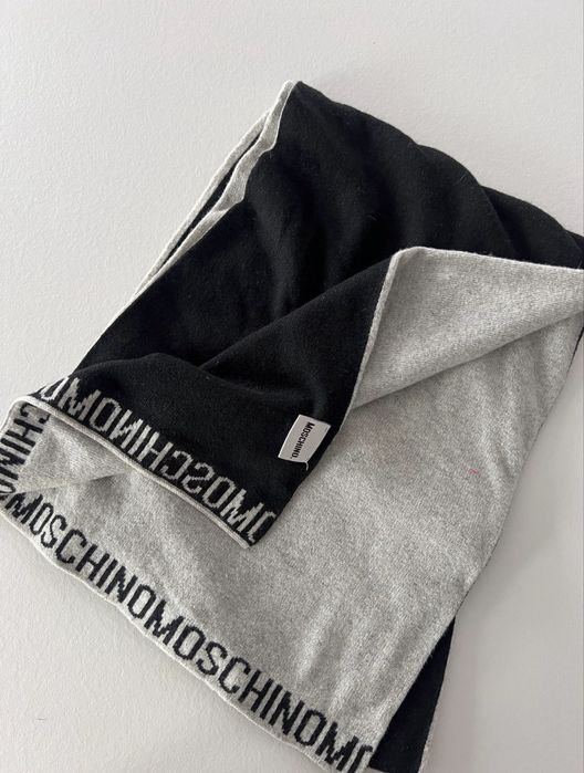 Moschino czapka i szalik kashmir super set