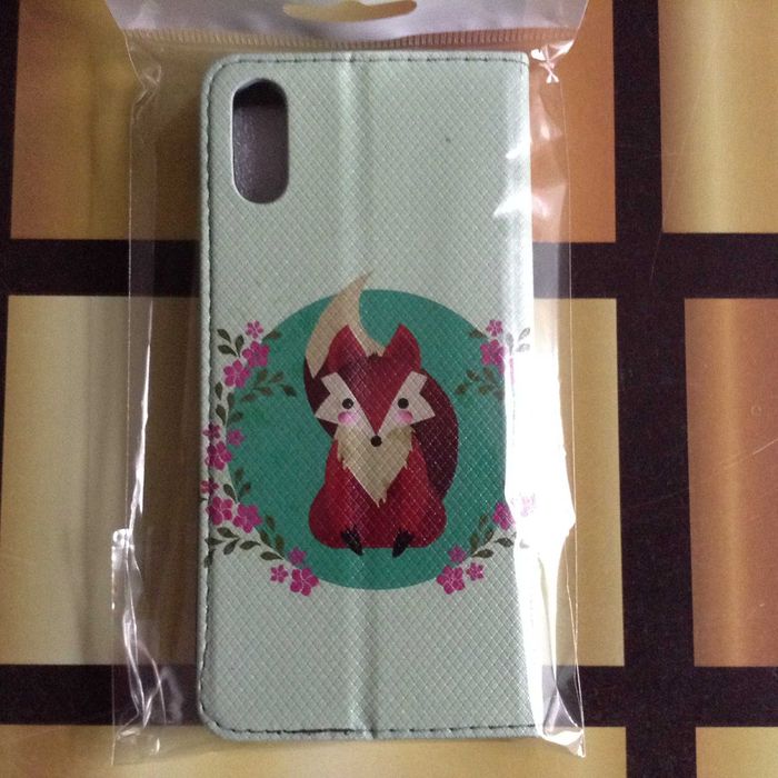 Etui z klapką Xiaomi do Redmi 9A wielokolorowy + 1 szkło