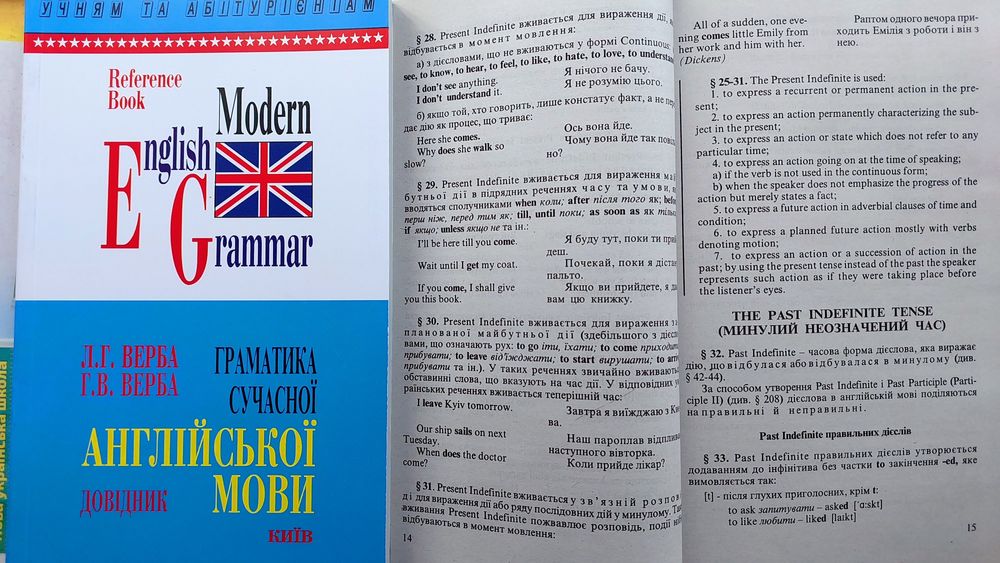 Граматика сучасної англійської мови довідник із вправами Верба Л. Г.