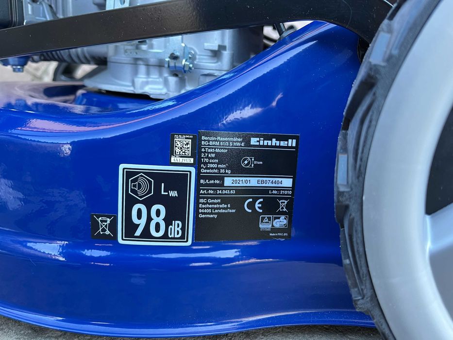 Газонокосарка Einhell BG-PM 51 S HW фабрично нова