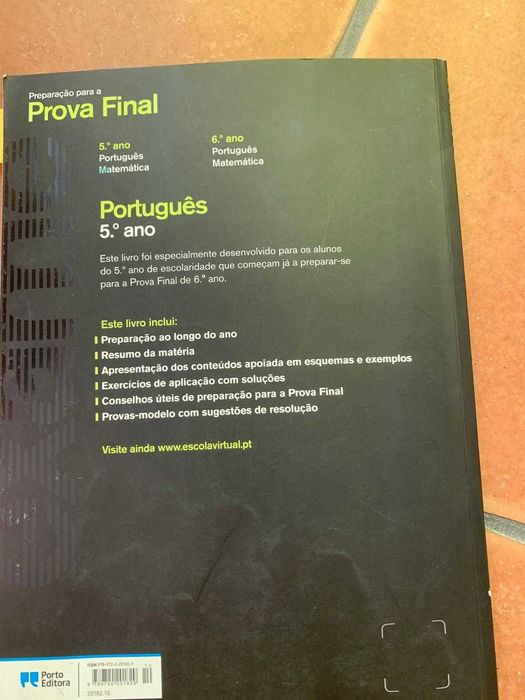 Livro de apoio de Português 5 ano