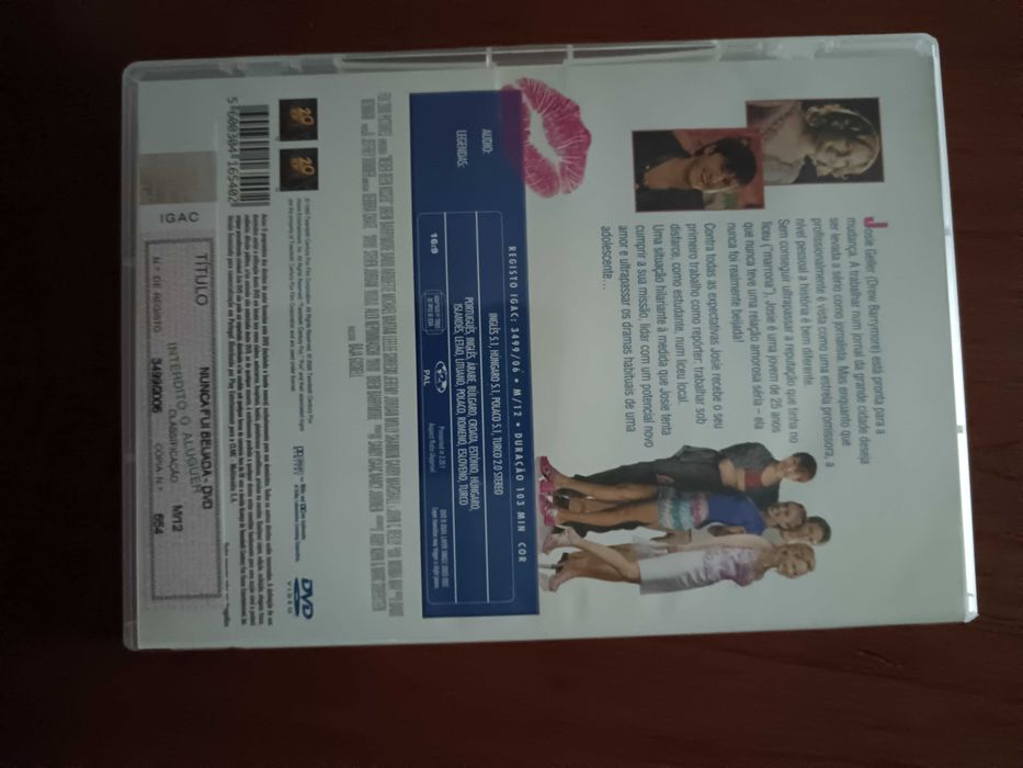 filme dvd original - nunca fui beijada