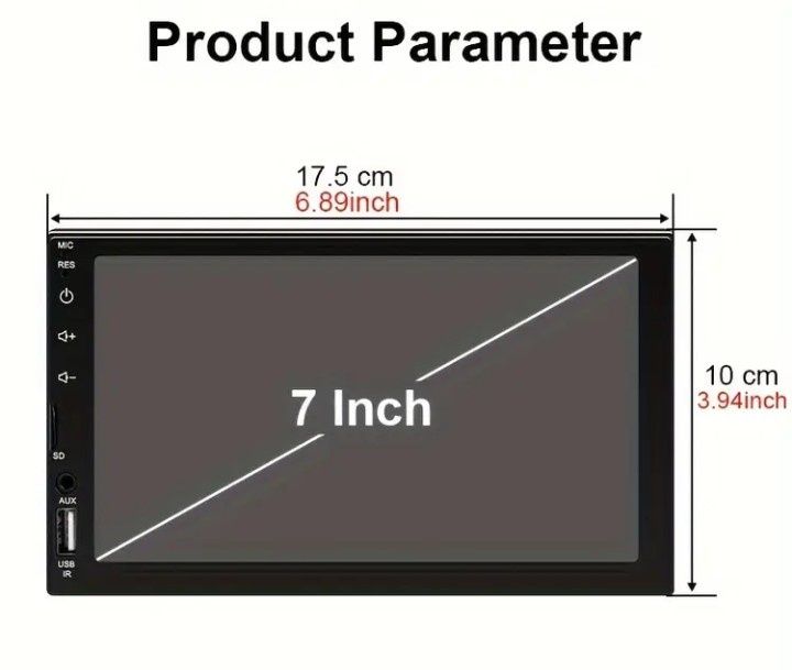 Radio MP5 Hiip cron 1din