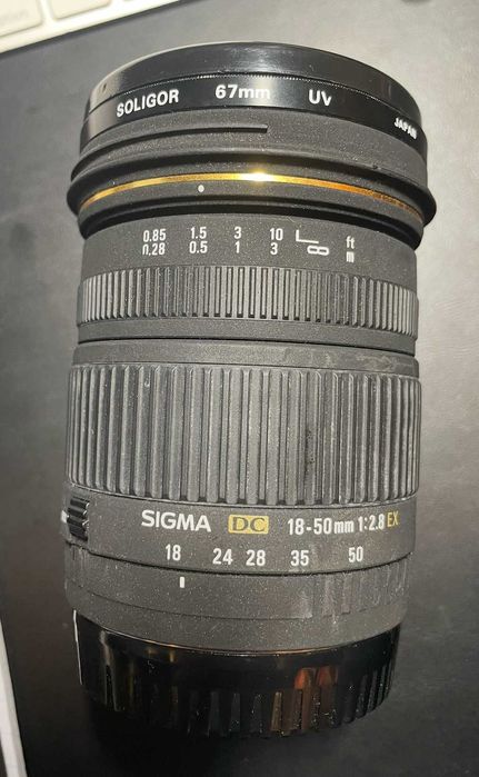Sigma 18-50 mm f/2.8 EX DC – Canon – jasny obiektyw