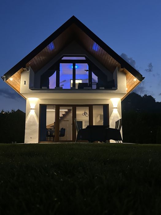 Domek nad jeziorem, Mazury  , jacuzzi,