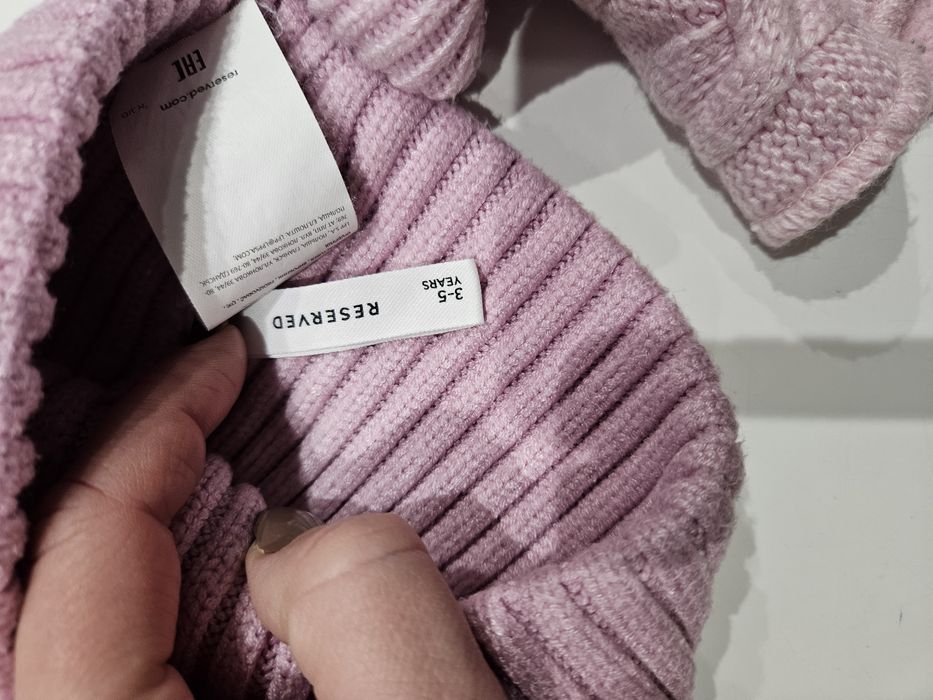 Komplet zimowy reserved r. 98/104 czapka i komin