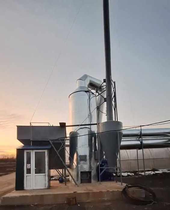 Зерносушарка Котел для зерносушки Сушка зерна на агровідходах