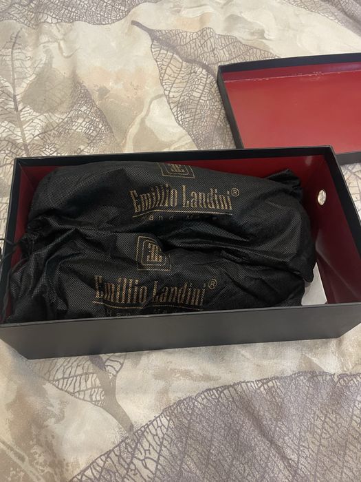 Туфли Emillio Landini made in italy шкіряні