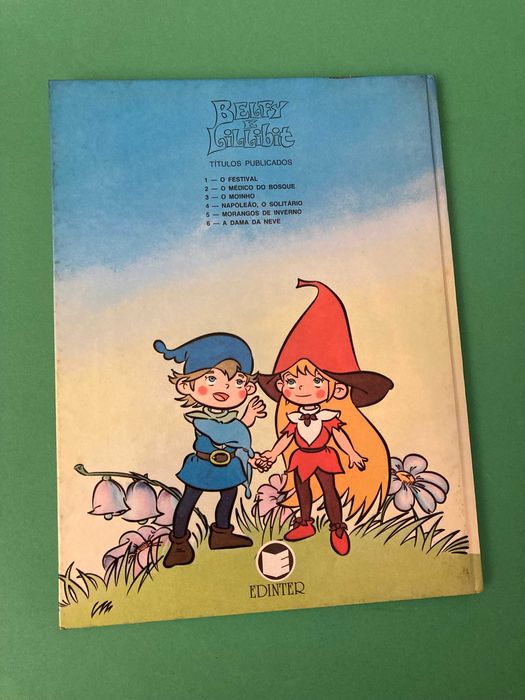 Livro da Colecção Belfy e Lillibit O Moinho Edinter Anos 80